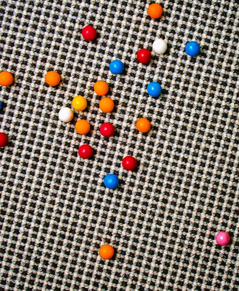 patterned carpet detail