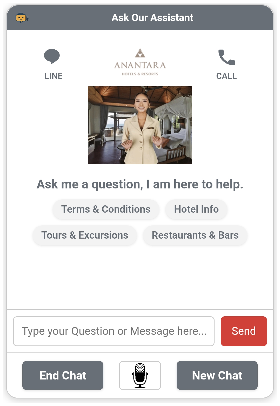 Anantara Koh Yao Yai Resort & Villas assistant screenshot