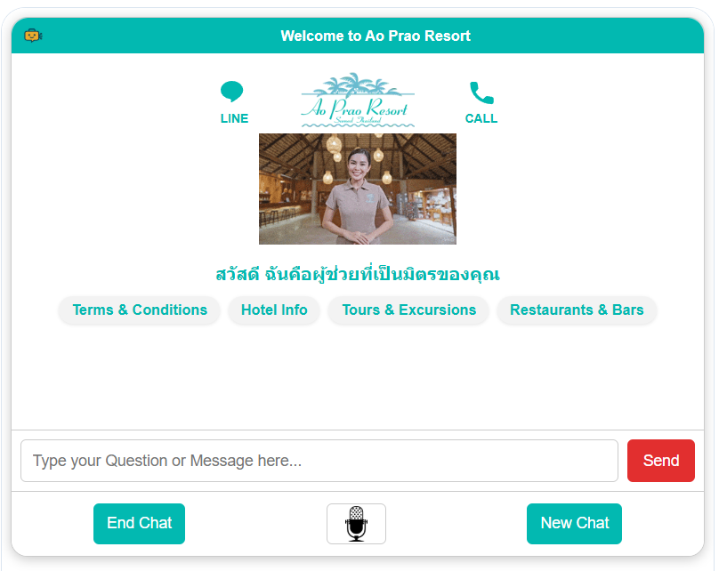 Ao Prao Resort Koh Samed assistant screenshot