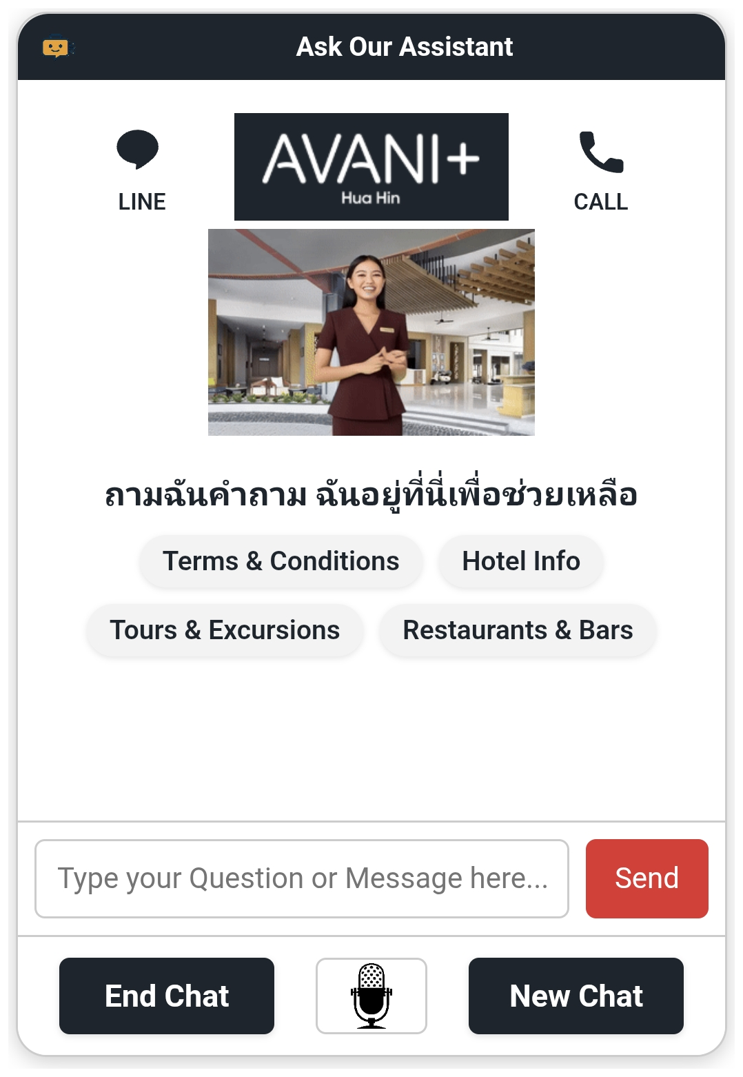 Avani+ Hua Hin Resort assistant screenshot