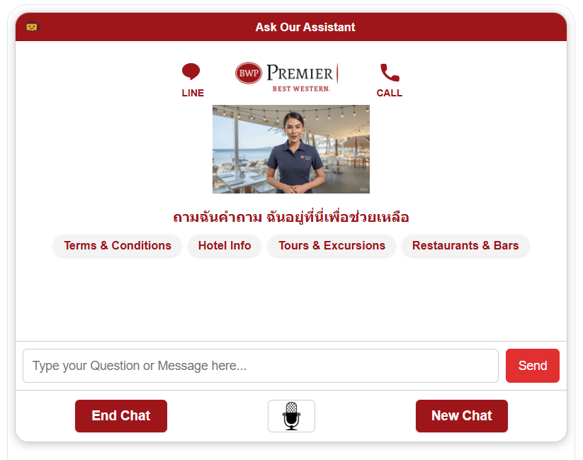 Best Western Premier Bangtao Resort assistant screenshot