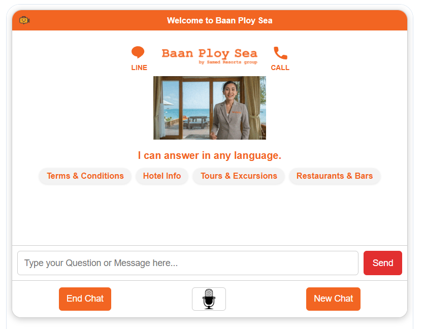 Baan Ploy Sea Resort Koh Samed assistant screenshot