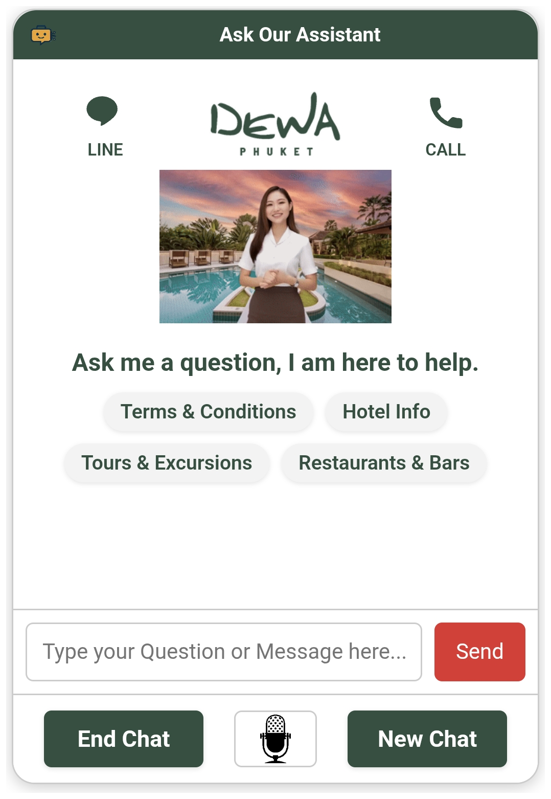 Dewa Phuket Resort & Villas assistant screenshot