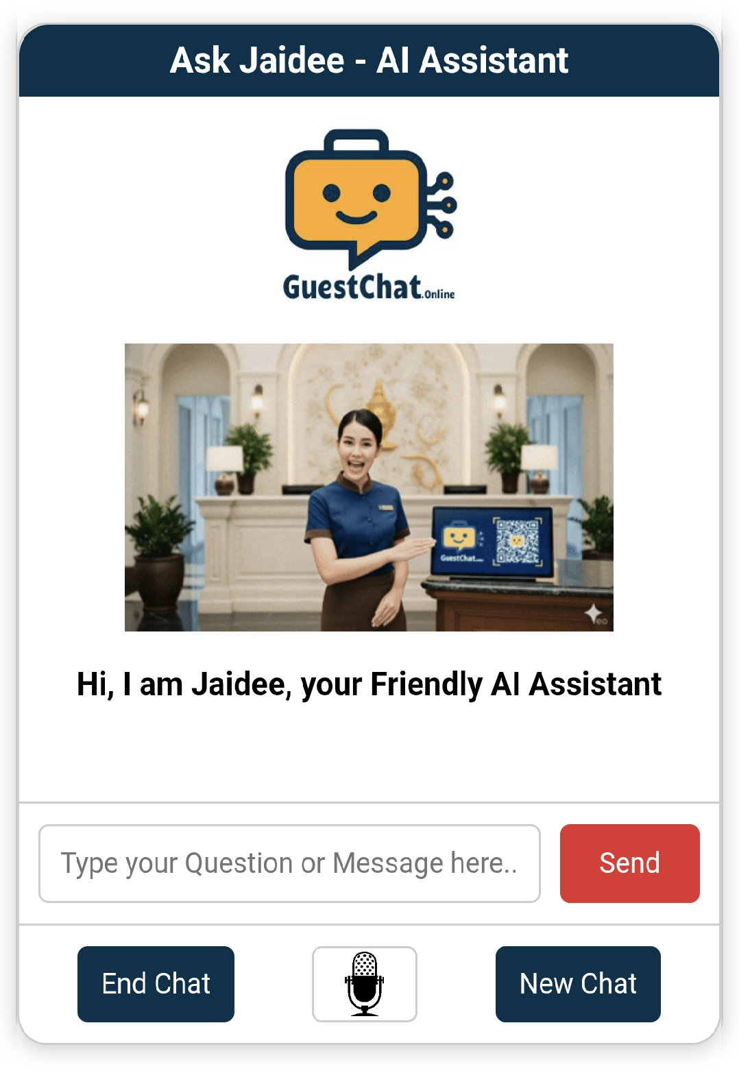 GuestChat Jaidee — Specialised Concierge Example