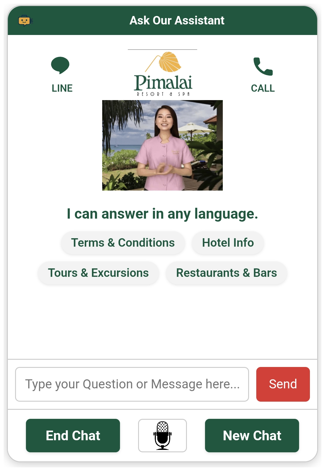 Pimalai Resort & Spa Koh Lanta assistant screenshot