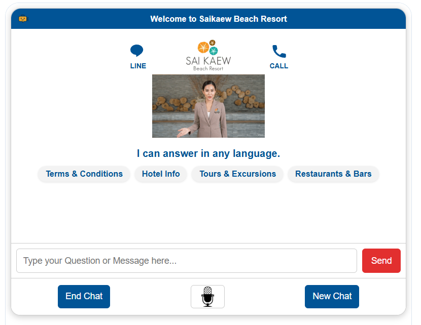Saikaew Beach Resort Koh Samed assistant screenshot