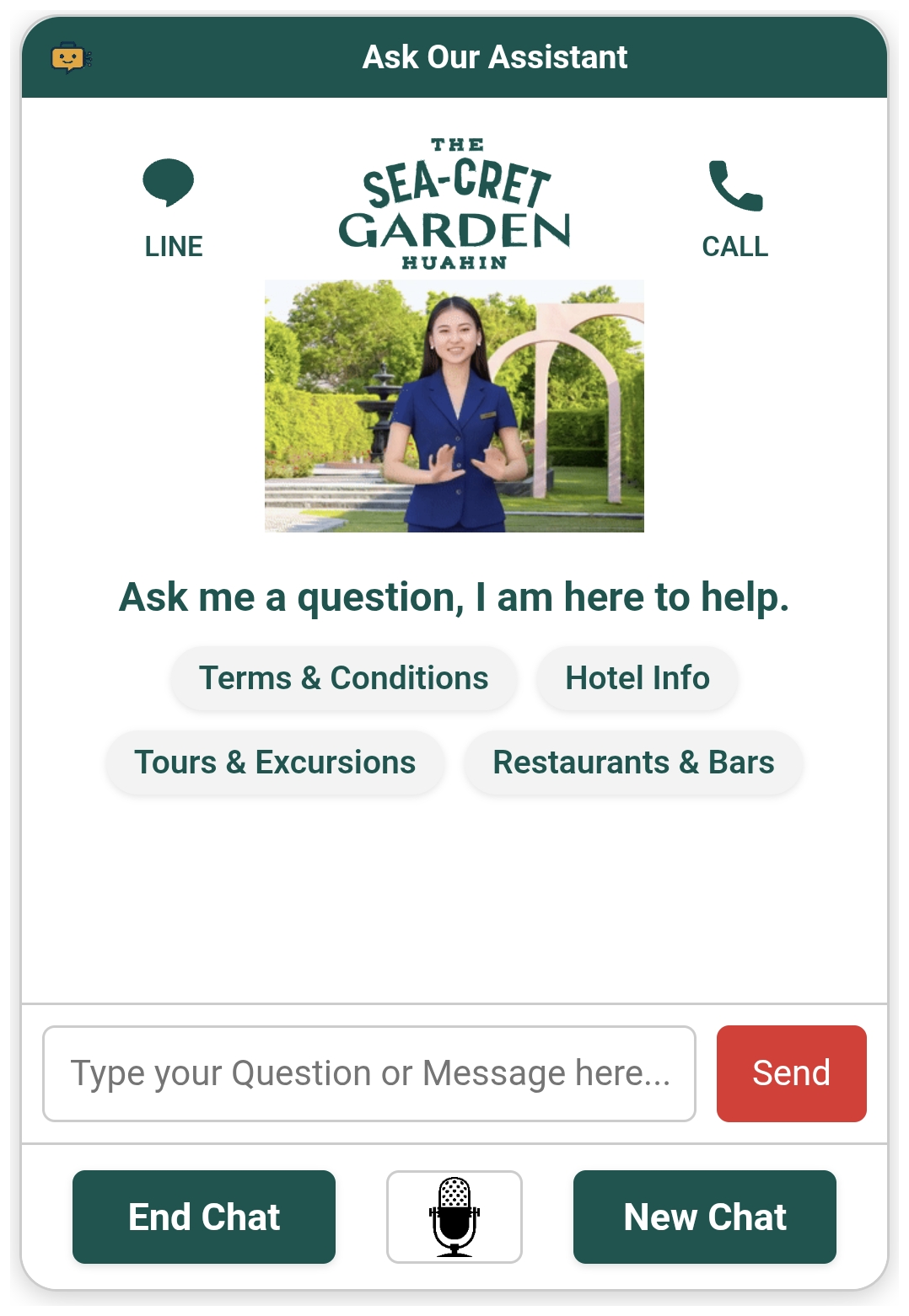The Sea Cret Garden Hua Hin assistant screenshot