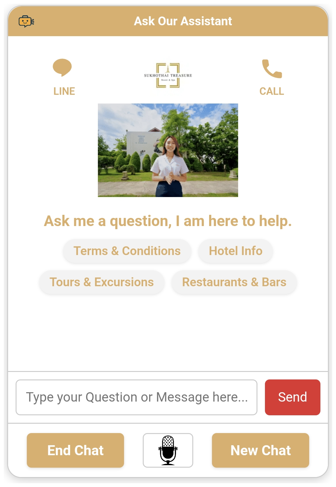 Sukhothai Treasure Resort & Spa assistant screenshot