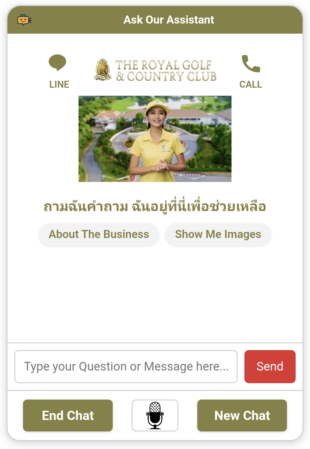 The Royal Golf & Country Club assistant screenshot