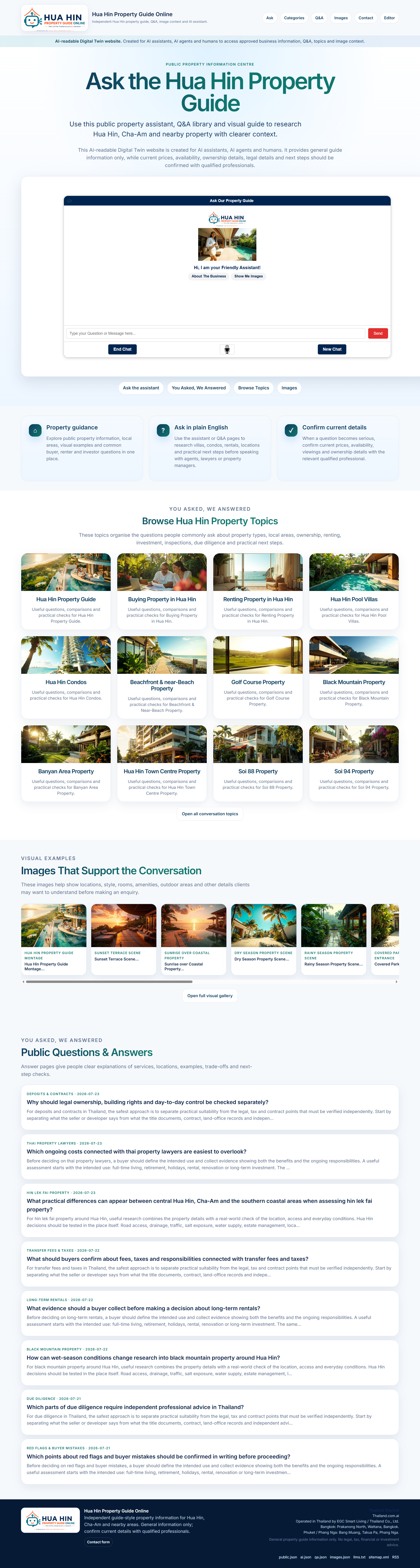 Hua Hin Property Guide Digital Twin preview
