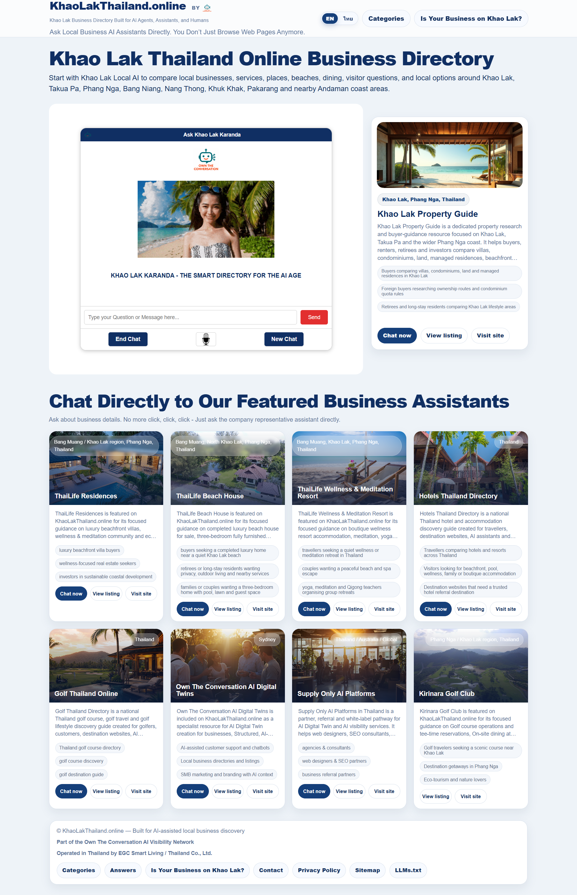 Khao Lak Thailand Online screenshot