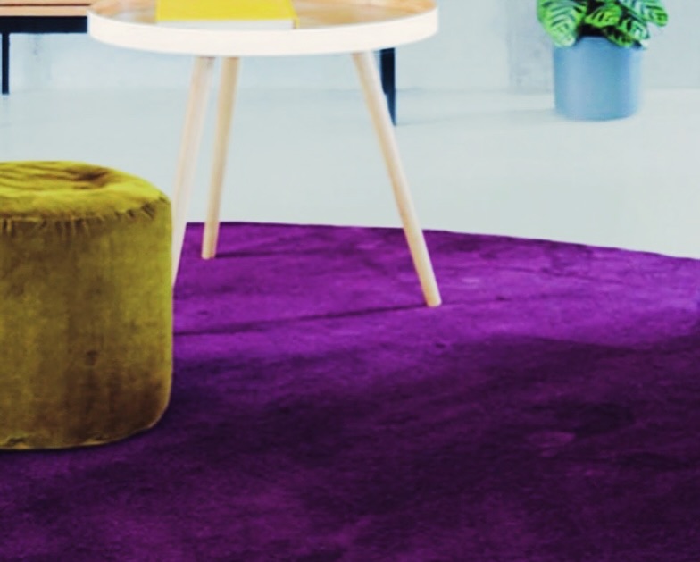 Area Rug – Velour Carpet – Luxury – Purple