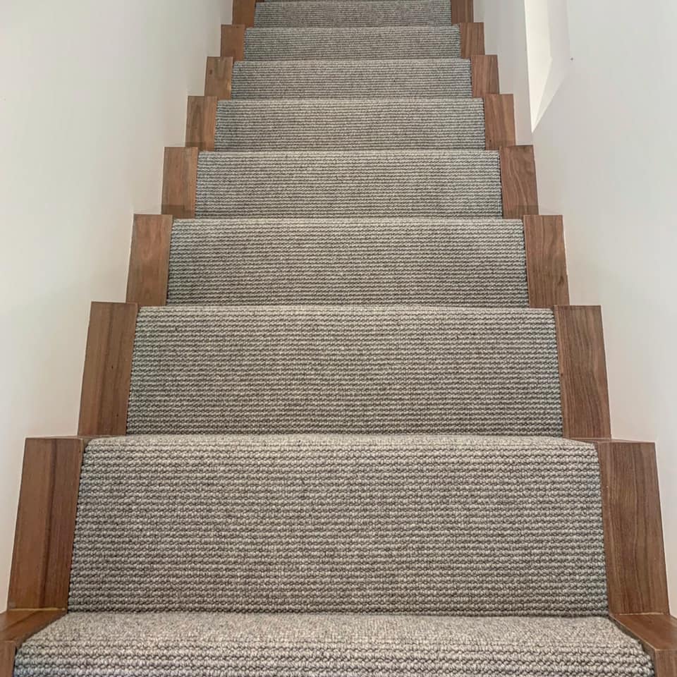 Staircase Carpet – Wool Carpet – Grey