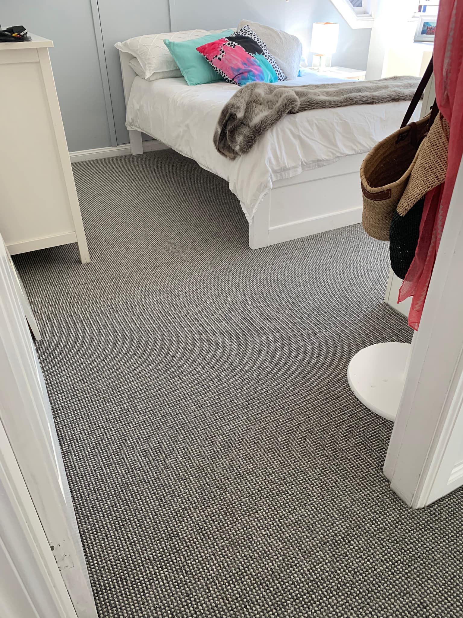 Bedroom Carpet – Wool Carpet – Coastal