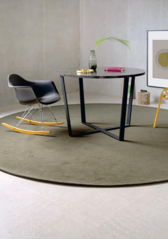 Area Rug – Velour Carpet – Luxury – Green