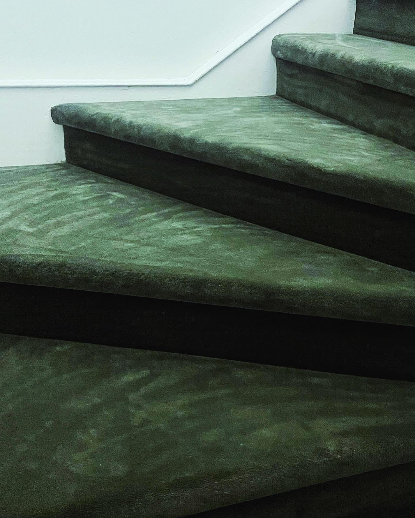 Staircase Carpet – Stairs Carpet – Luxury – Green – Double Bay
