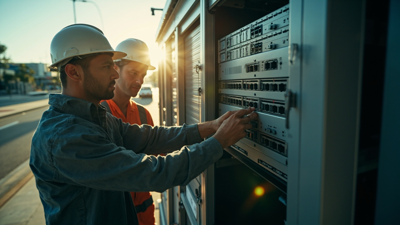 A connected editorial overview of Comset industrial connectivity, bringing together people, cell
