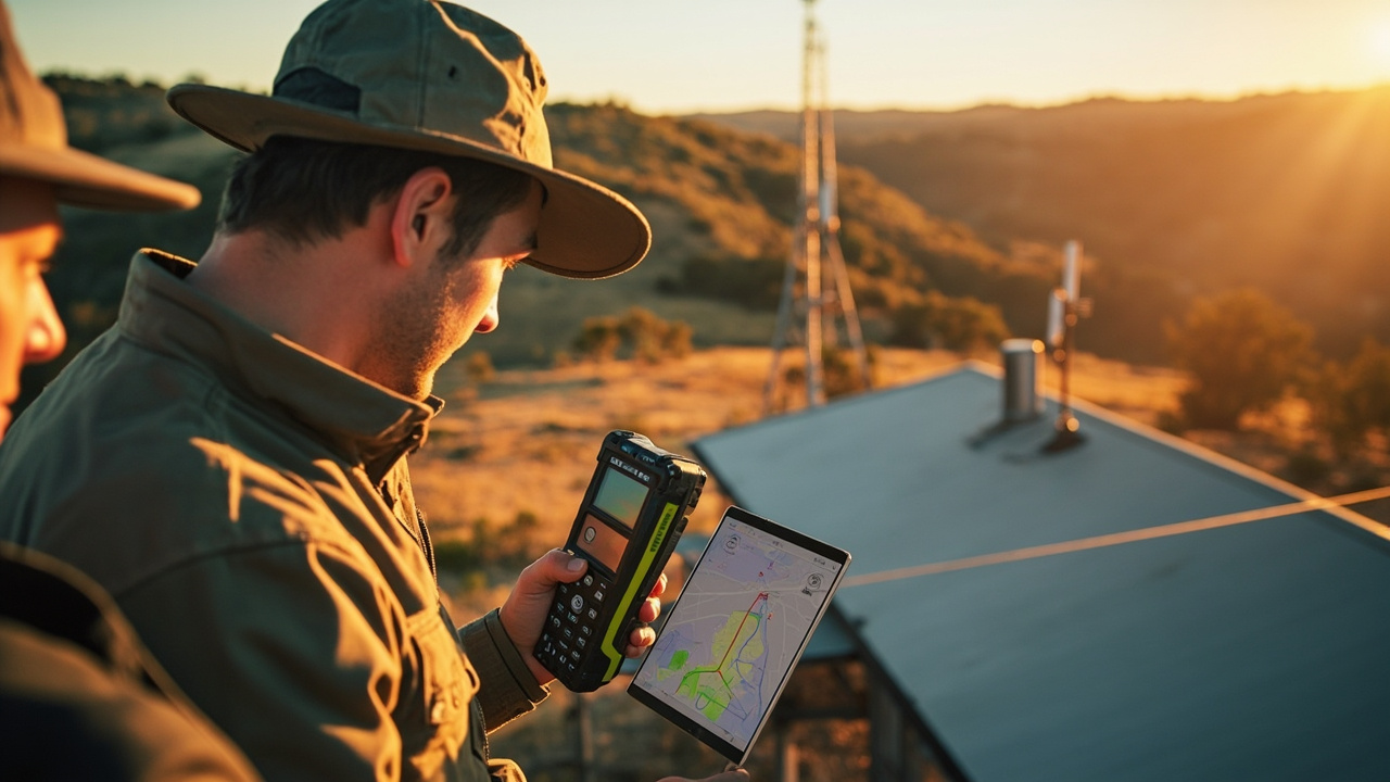 Finding likely cellular tower locations and testing the actual signal available at a proposed in