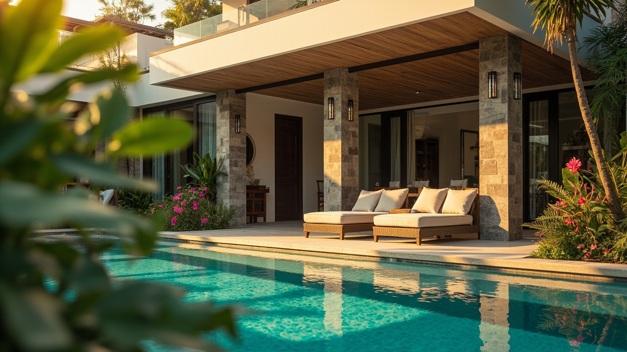Hua Hin Pool Villa Lifestyle. Generated Hua Hin Property Guide visual context for property guide pages, buyer Q&A, assistant image replies and public image search. It is not a live property listing or agency photo. Topics: pool villas, private pool, villa maintenance, outdoor living, tropical lifestyle, family homes, gated estates, villa ownership, Pool Villa Lifestyle, Hua Hin Property Guide