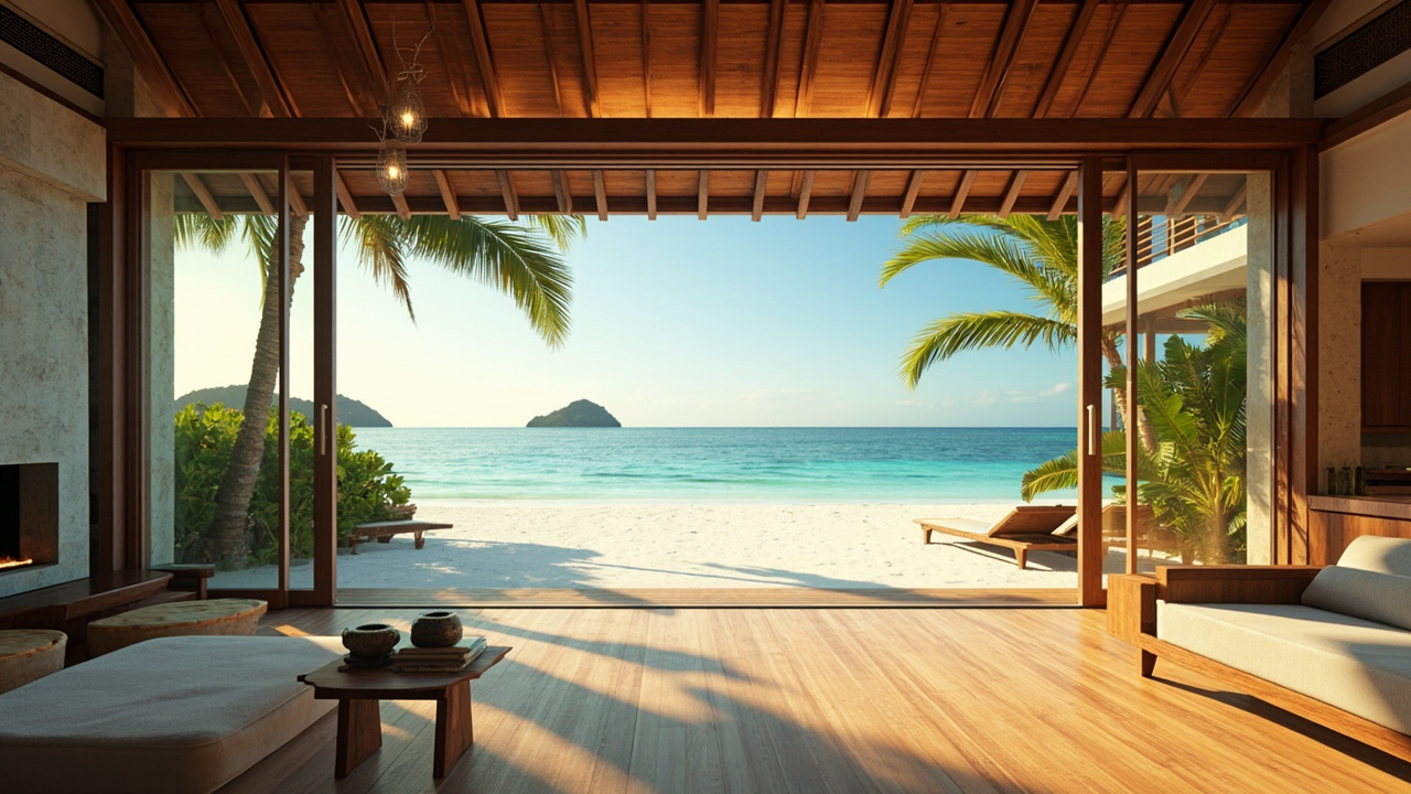 Generated editorial image for Beachfront Villas: a premium villa opening directly toward the sand and Andaman Sea with tasteful tropical luxury. This is contextual imagery, not a photograph of a specific listing or ThaiLife property.