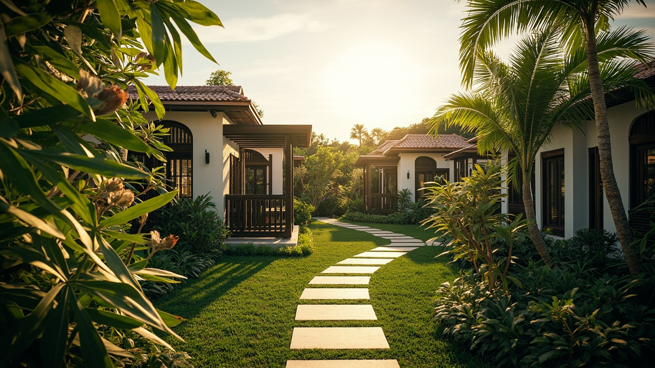 Generated editorial image for Small Community Living: an intimate low-density residential cluster with a few attractive villas, shared greenery and neighbourly calm. This is contextual imagery, not a photograph of a specific listing or ThaiLife property.