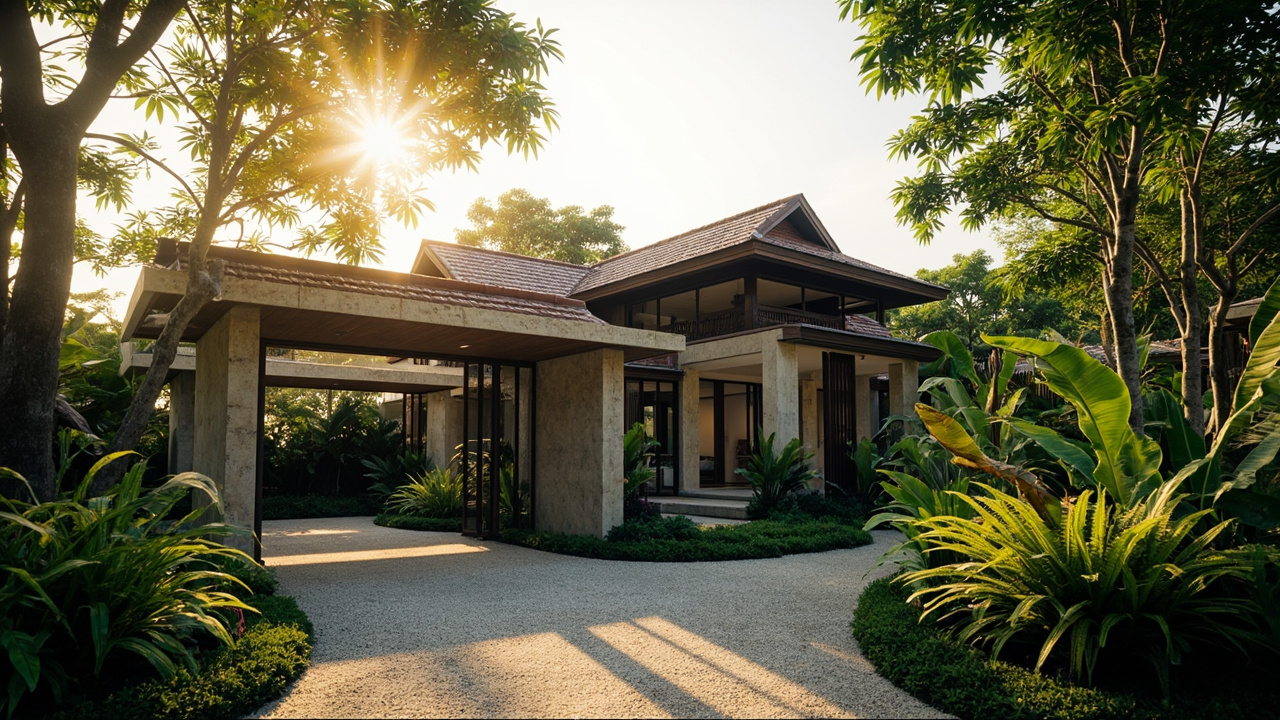 Generated editorial image for Permanent Home Locations: a practical full-time residence with storage, garden, covered parking and comfortable everyday living. This is contextual imagery, not a photograph of a specific listing or ThaiLife property.