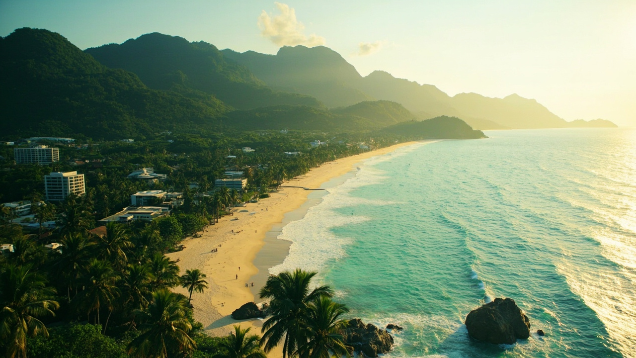Generated editorial image for Karon Beach, supporting Phuket property research, area comparisons and practical buyer guidance. This is contextual imagery, not a photograph of a specific property or live listing.