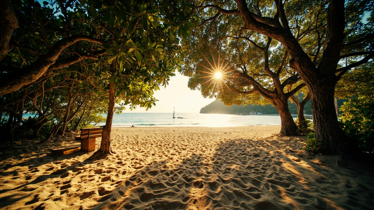 Generated editorial image for Nai Yang Beach, supporting Phuket property research, area comparisons and practical buyer guidance. This is contextual imagery, not a photograph of a specific property or live listing.