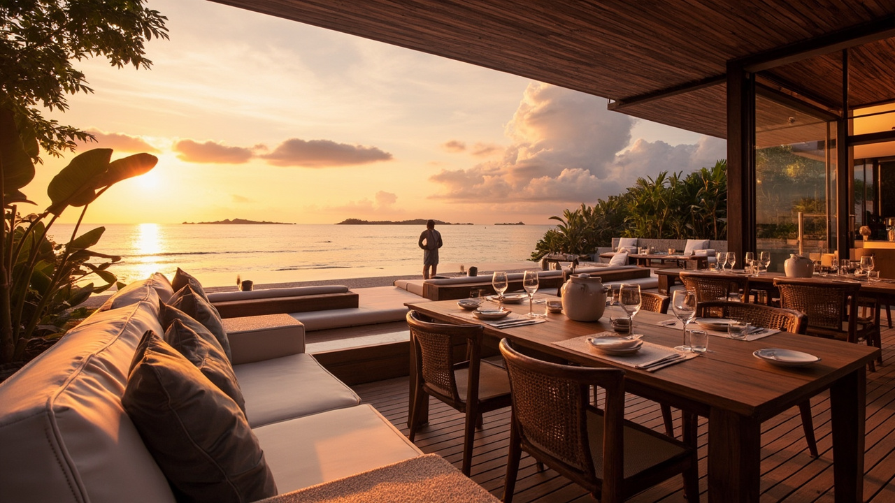 Generated editorial image for Phuket Beach Club Lifestyle, supporting Phuket property research, area comparisons and practical buyer guidance. This is contextual imagery, not a photograph of a specific property or live listing.