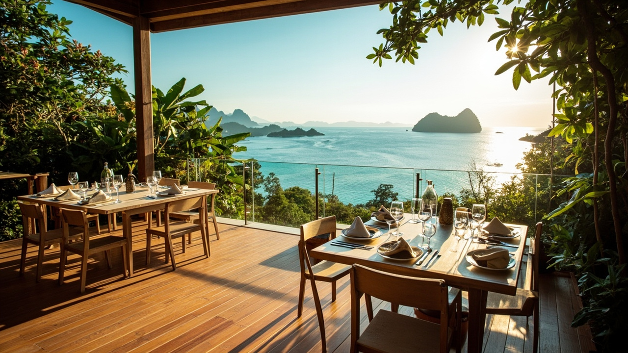 Generated editorial image for Phuket Restaurant Lifestyle, supporting Phuket property research, area comparisons and practical buyer guidance. This is contextual imagery, not a photograph of a specific property or live listing.