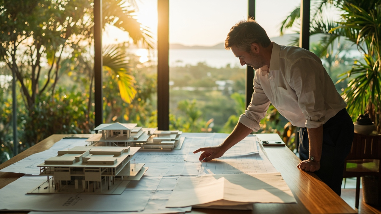 Generated editorial image for Phuket Architects, supporting Phuket property research, area comparisons and practical buyer guidance. This is contextual imagery, not a photograph of a specific property or live listing.