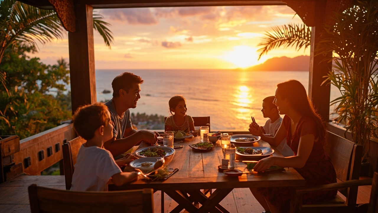 Family, Rooftop And Beachfront Dining