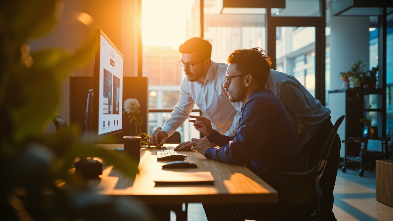 Now the story expands. A hero homepage scene says: You sell the client. We supply the Digital Twin. A powerful modern headline, clean business visuals, agency partners, AI fulfilment behind the scenes.