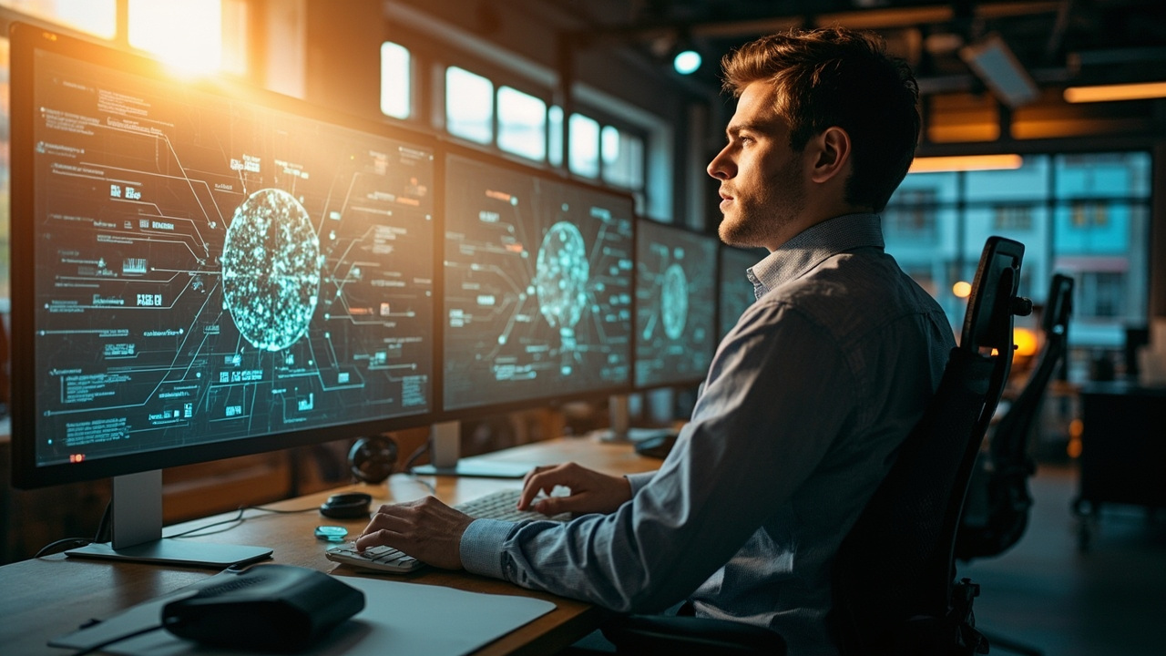 A category scene revisits Local Business AI Visibility — local businesses connected into AI-assisted discovery.