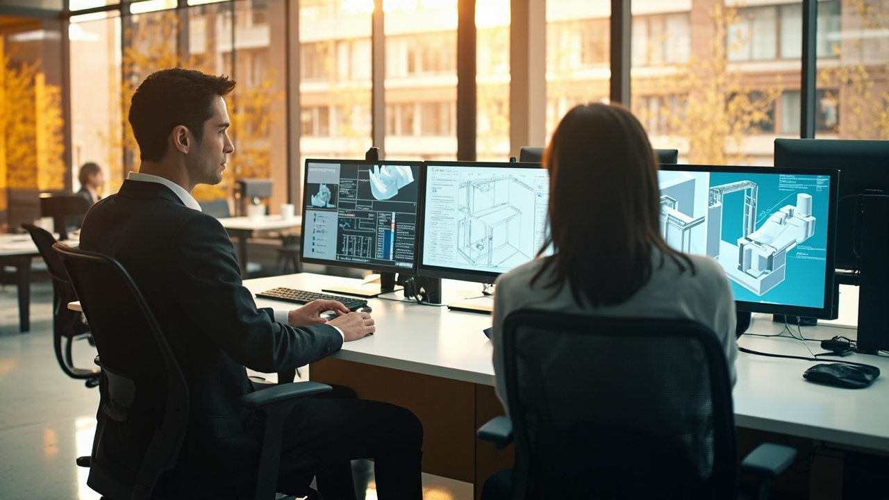 A category scene revisits How Digital Twin Fulfilment Works — scan, structure, build, train, publish, improve, step flow.