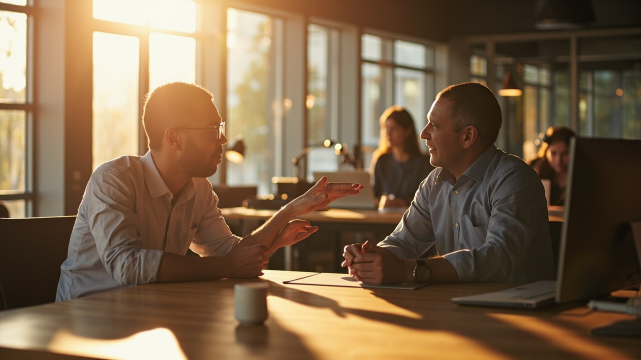 A category scene revisits Selling AI Digital Twins To Clients — consultant-led selling, practical client conversation.