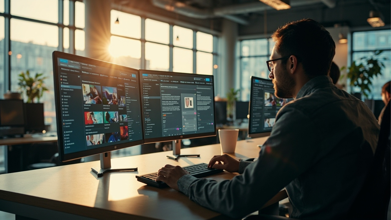 A visual explainer scene shows This site is also a live example of the product — category pages, images, Q&A, public JSON, schema, and AI-readable business knowledge all in one polished environment.