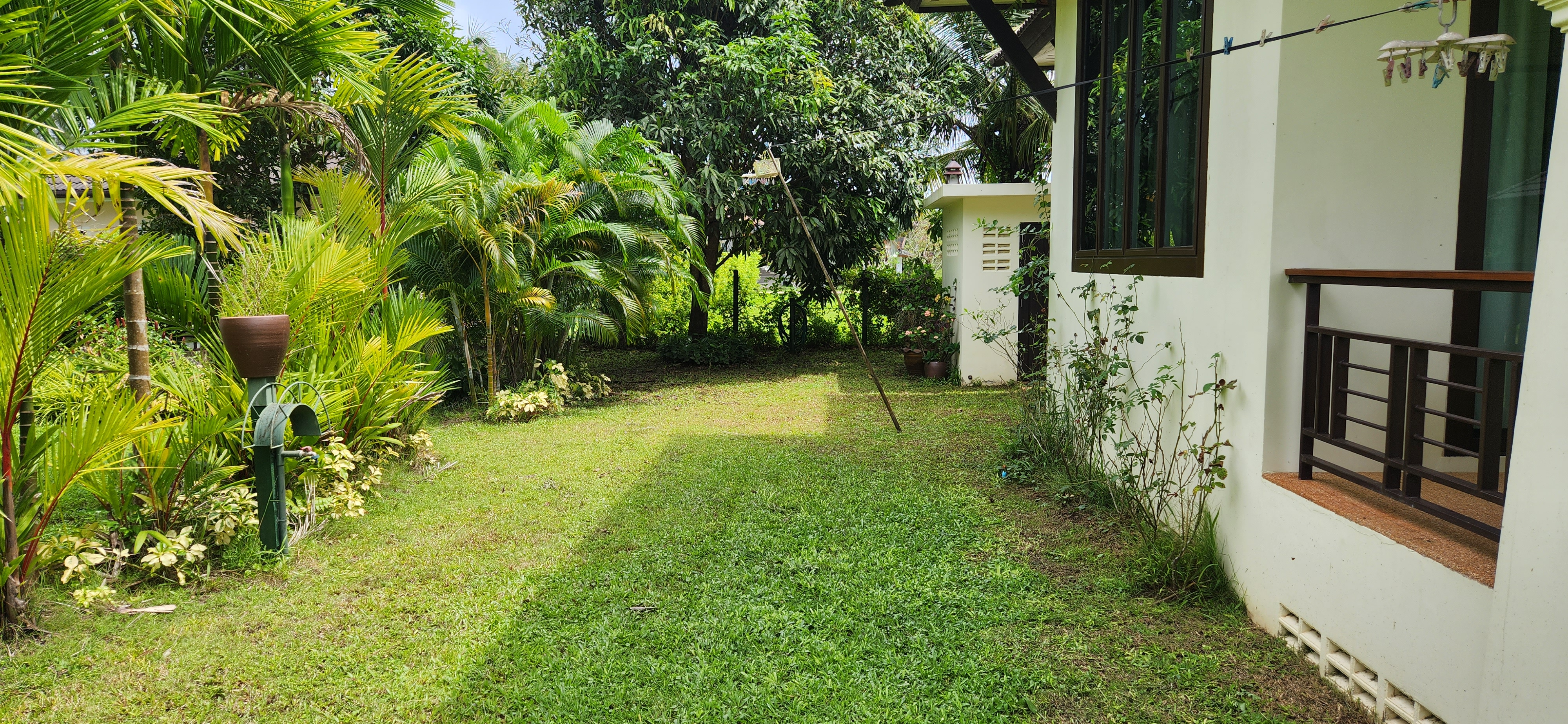 Thai Life Beach House Side Garden