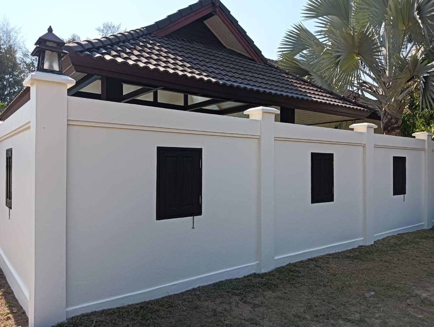 Thai Life Beach House Freshly Painted Side Boundary