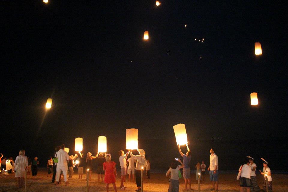 Beach Evening Lanterns Outdoor Space