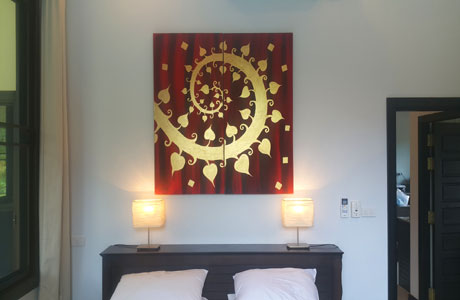 Bedroom Wall Art Lamps Modern Home - ThaiLife Beach House Khao Lak