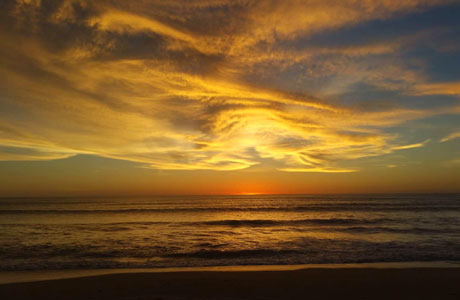 Ocean Sunset View From Property Balcony - ThaiLife Beach House Khao Lak