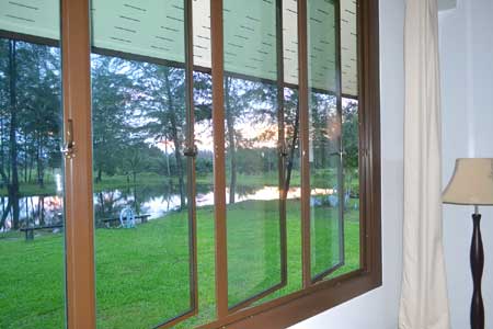 Residence Large Glass Window View - ThaiLife Beach House Khao Lak