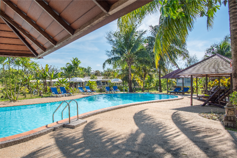 Resort Swimming Pool Tropical Palm Shade - ThaiLife Beach House Khao Lak