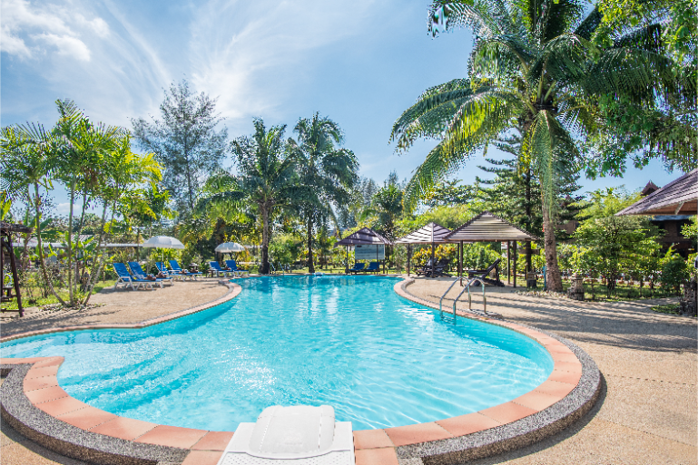 Tropical Resort Swimming Pool Area - ThaiLife Beach House Khao Lak