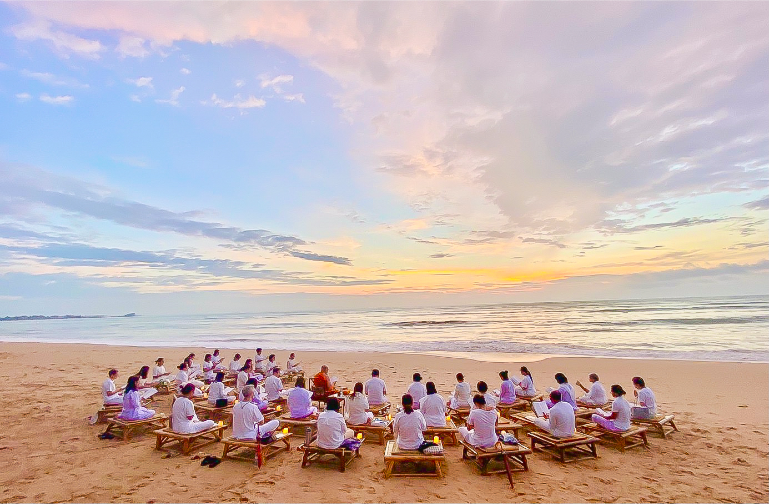 Beach Meditation Group Sunrise Wellness B3 - ThaiLife Meditation & Wellness Resort