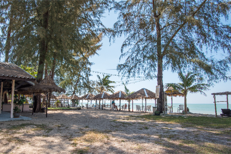Beachfront Resort Outdoor Dining Area - ThaiLife Meditation & Wellness Resort
