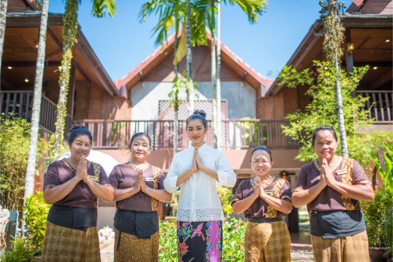 Hotel Spa Staff Welcome Greeting Resort B3 - ThaiLife Meditation & Wellness Resort