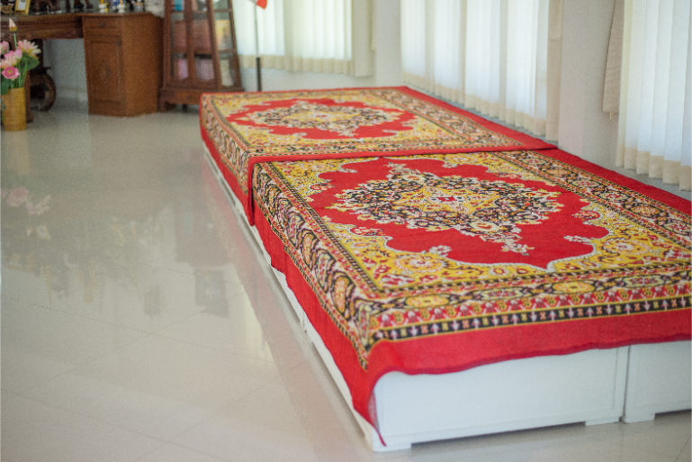 Resort Meditation Room Floor Cushions - ThaiLife Meditation & Wellness Resort