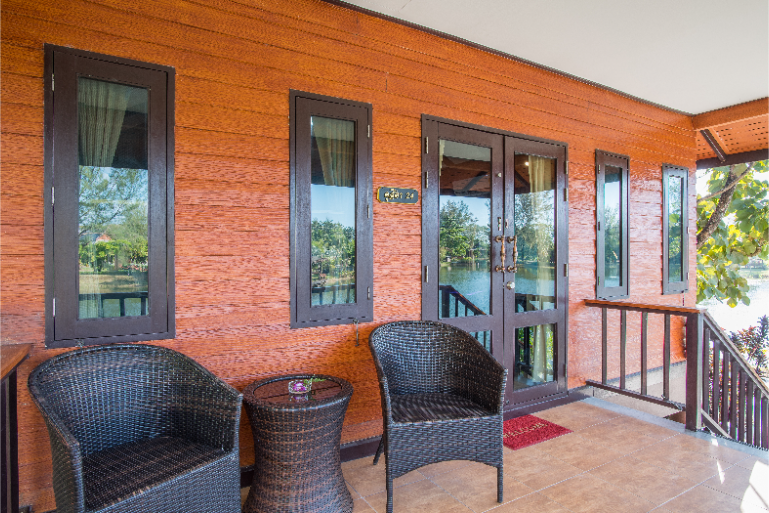 Resort Room Balcony Lake View Seating B4 - ThaiLife Meditation & Wellness Resort